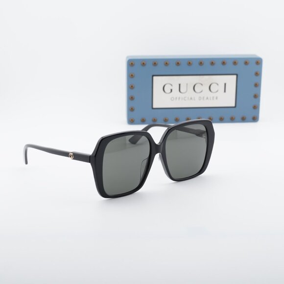 Gucci GG0533SA 001 Square Sunglasses - Black/Grey main image 11